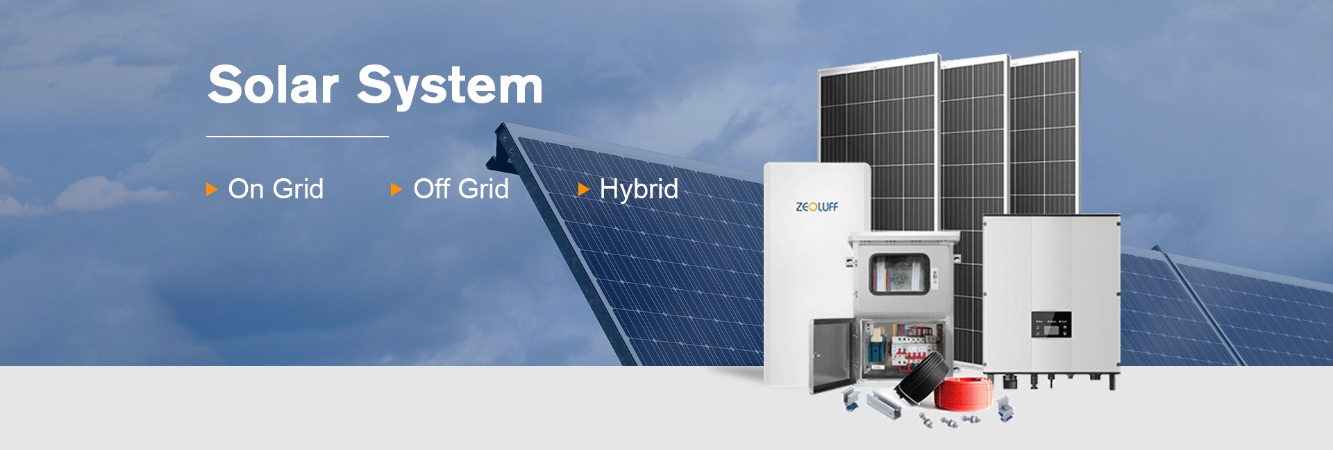 PV system banner